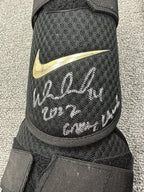 William Contreras Atlanta Braves Game Used Elbow Shin Protector Set Signed LOA