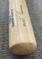 Ronald Acuna Jr. Atlanta Braves Game Used Bat 2023 NL MVP MLB Auth Signed 2 Hits