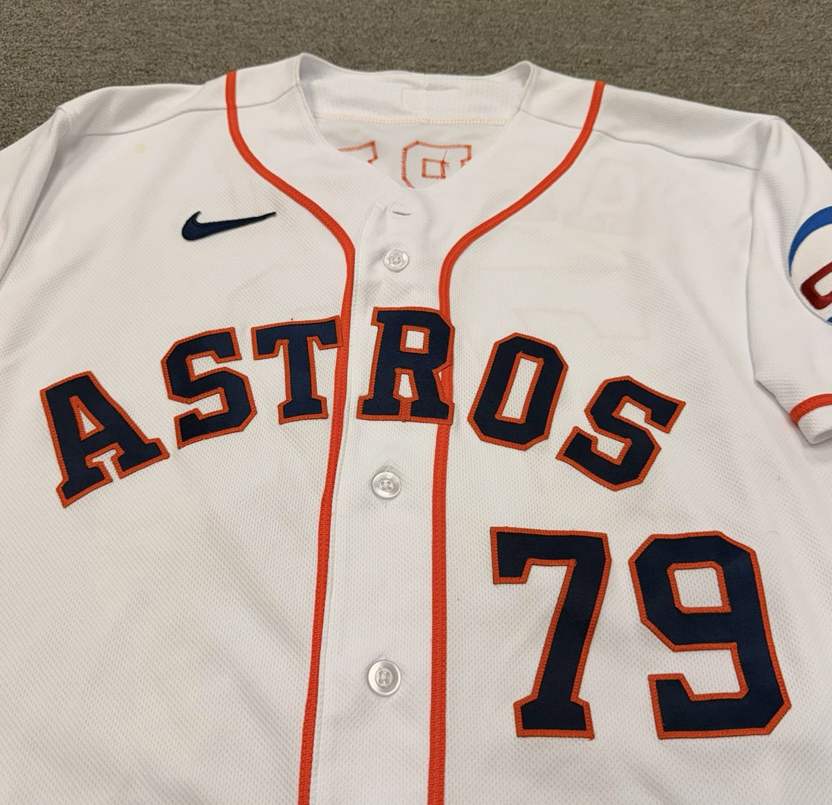 Jose Abreu Houston Astros Game Used Worn Jersey 2023 MLB Auth LOA
