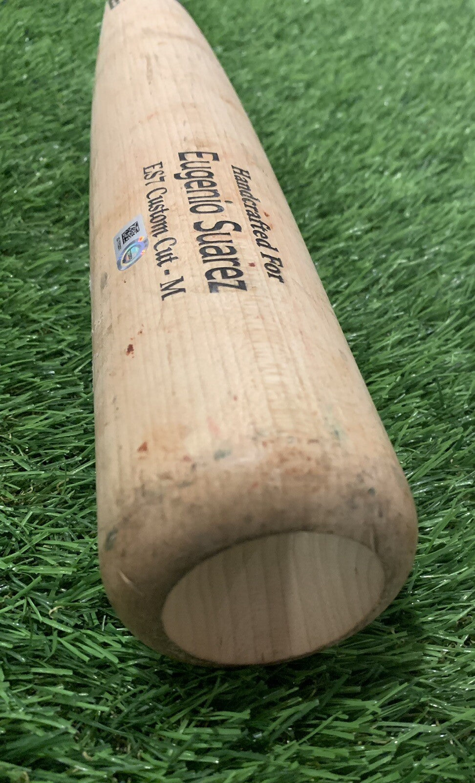 Eugenio Suarez Cincinnati Reds Game Used Bat 2019 “MLB Auth Matched Hit”