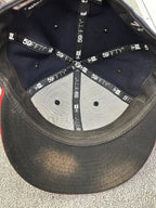Ozzie Albies Atlanta Braves Game Used Hat 2021 “44/35 Patches” Signed LOA