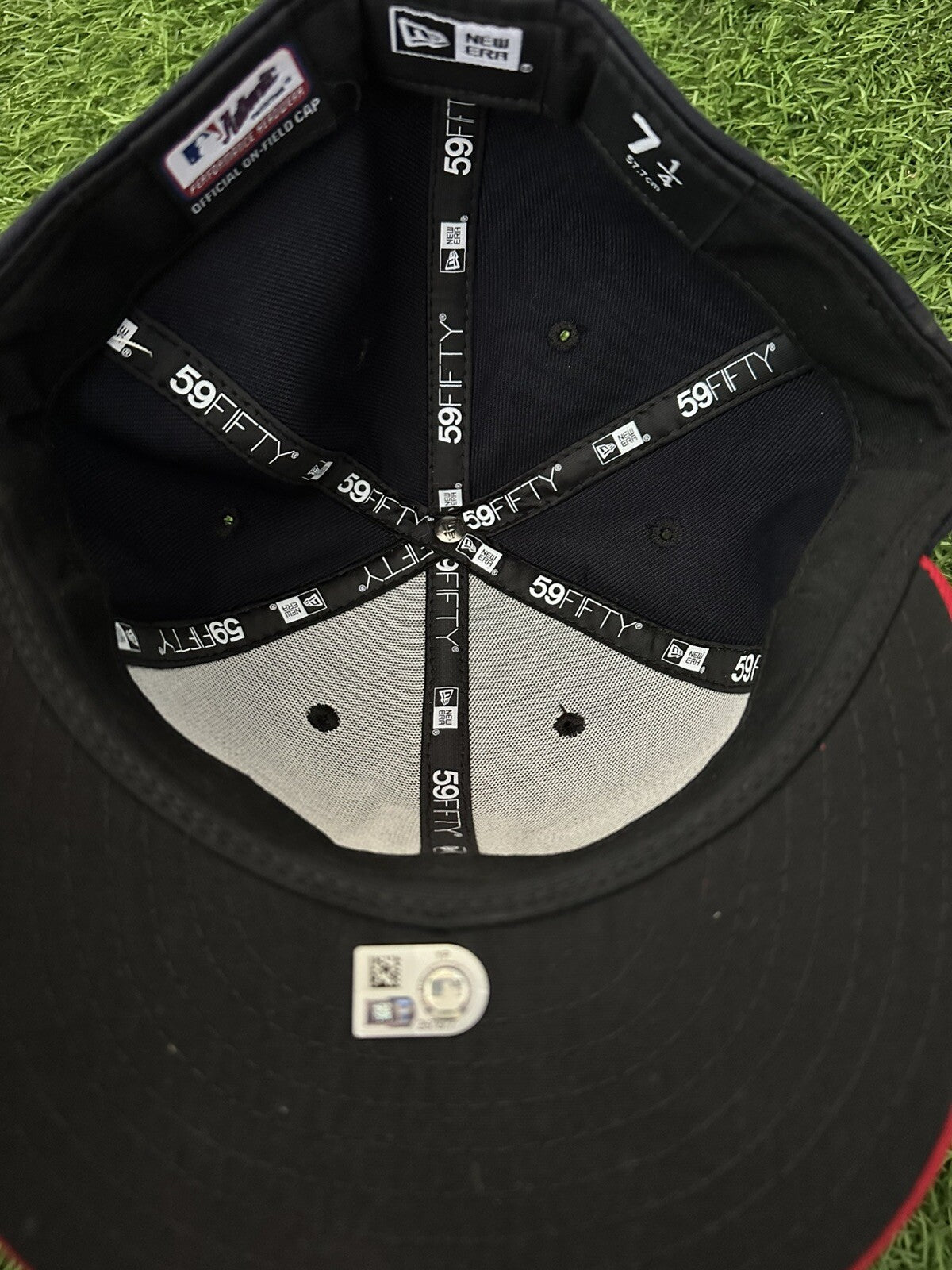 Shane Bieber Cleveland Guardians Game Used Hat 2023 5th Win MLB Auth LOA