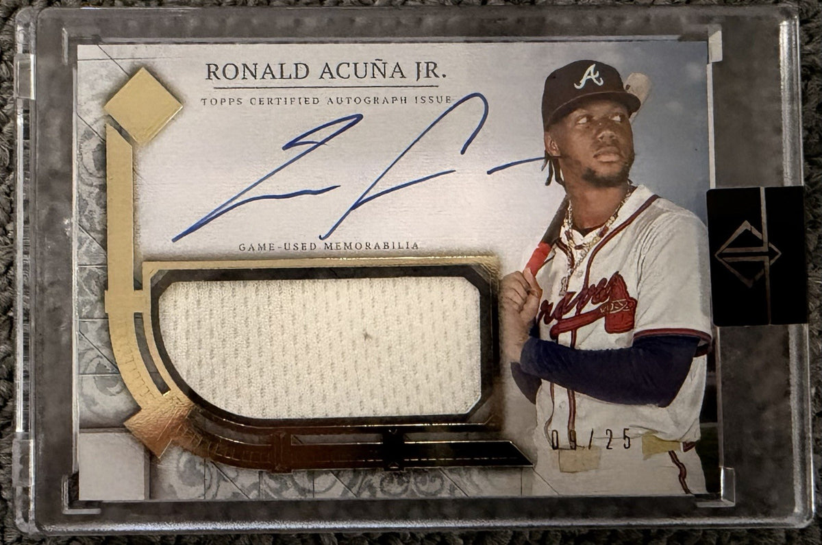 Ronald Acuna Jr. Topps Transcendent 2024 Baseball Card TCAR-RA2 Auto #’ed 9/25