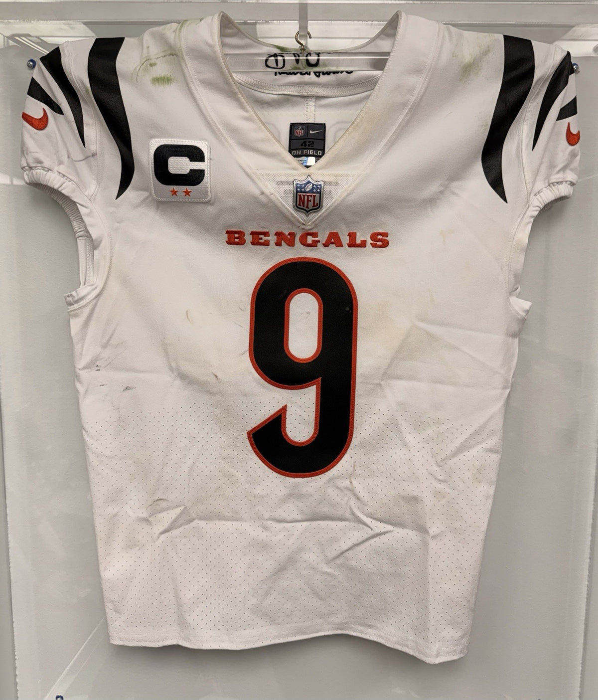 Joe Burrow Bengals Game-Used Jersey — Signed 2021 - Fanatics LOA Matched