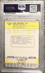 Ken Griffey Jr. 1989 Fleer #548 Rookie “3 Bullet Holes Error” PSA/DNA 10 Auto
