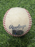 Jose Ramirez Cleveland Guardians Game Used Baseball Double Signed 2025 MLB Auth