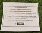 Junior Caminero Game-Used & Signed Inscribed Sliding Mit – 2025 GUG LOA