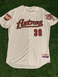 JA Happ Houston Astros Game Used Worn Jersey 2012 Yankees