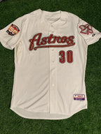 JA Happ Houston Astros Game Used Worn Jersey 2012 Yankees