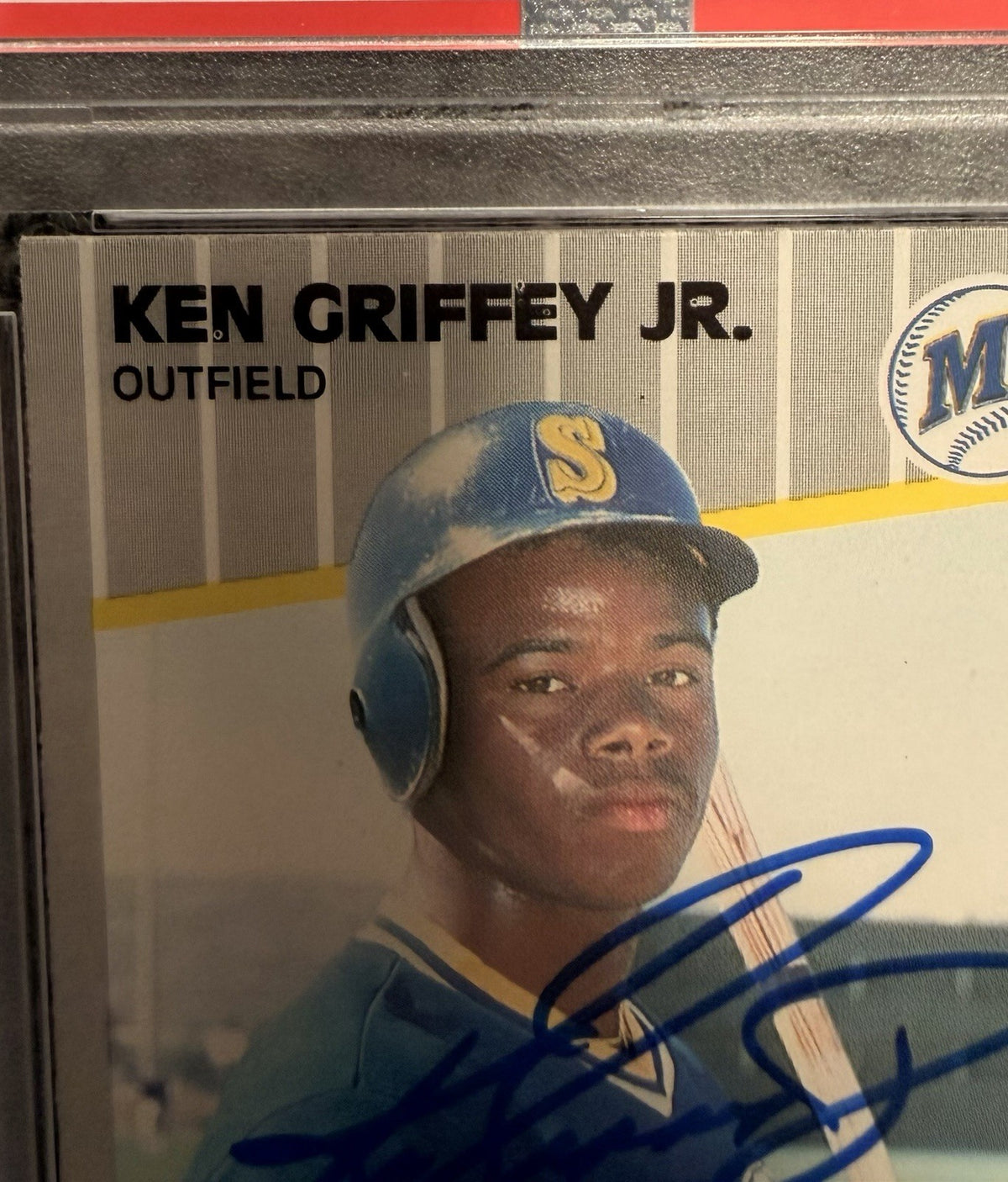 Ken Griffey Jr. 1989 Fleer #548 Rookie “3 Bullet Holes Error” PSA/DNA 10 Auto
