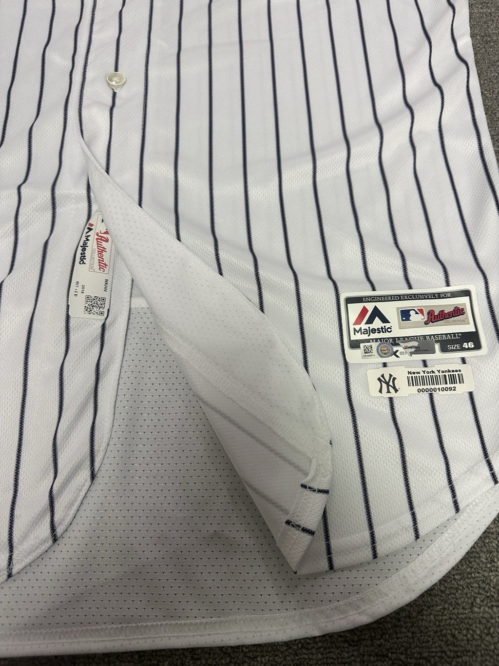 Giancarlo Stanton New York Yankees Player Issued Jersey 2018  MLB Auth