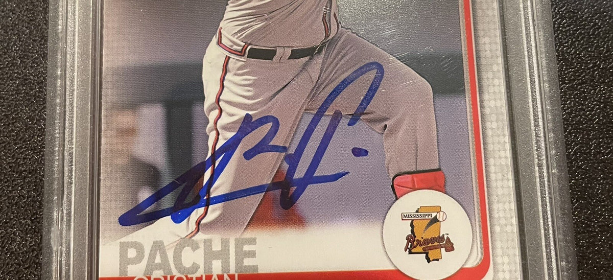 Cristian Pache Atlanta Braves 2019 Topps 193 Auto PSA 10