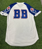 Atlanta Braves 2019 Game Used Bat Boy Jersey Size 46 1970’s TBTC Style