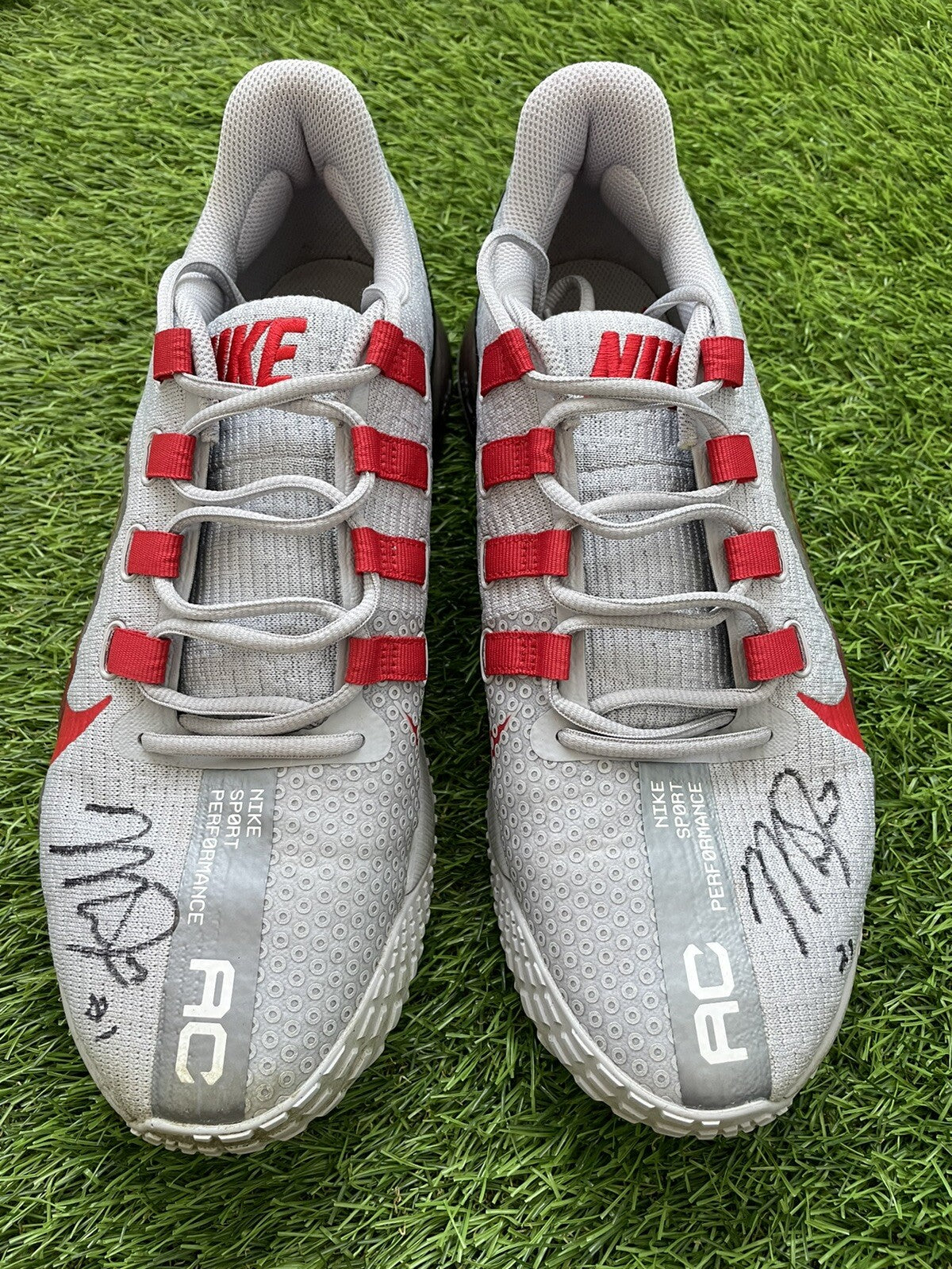 Mike Trout Los Angeles Angels Game Used Worn Batting Practice Shoes Signed 2021