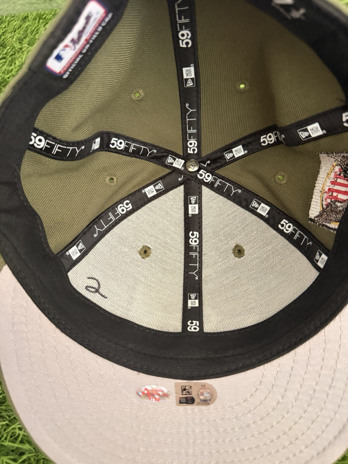 Nico Hoerner Chicago Cubs Game Used Worn Hat 2023 Armed Forces Day Auto MLB Auth