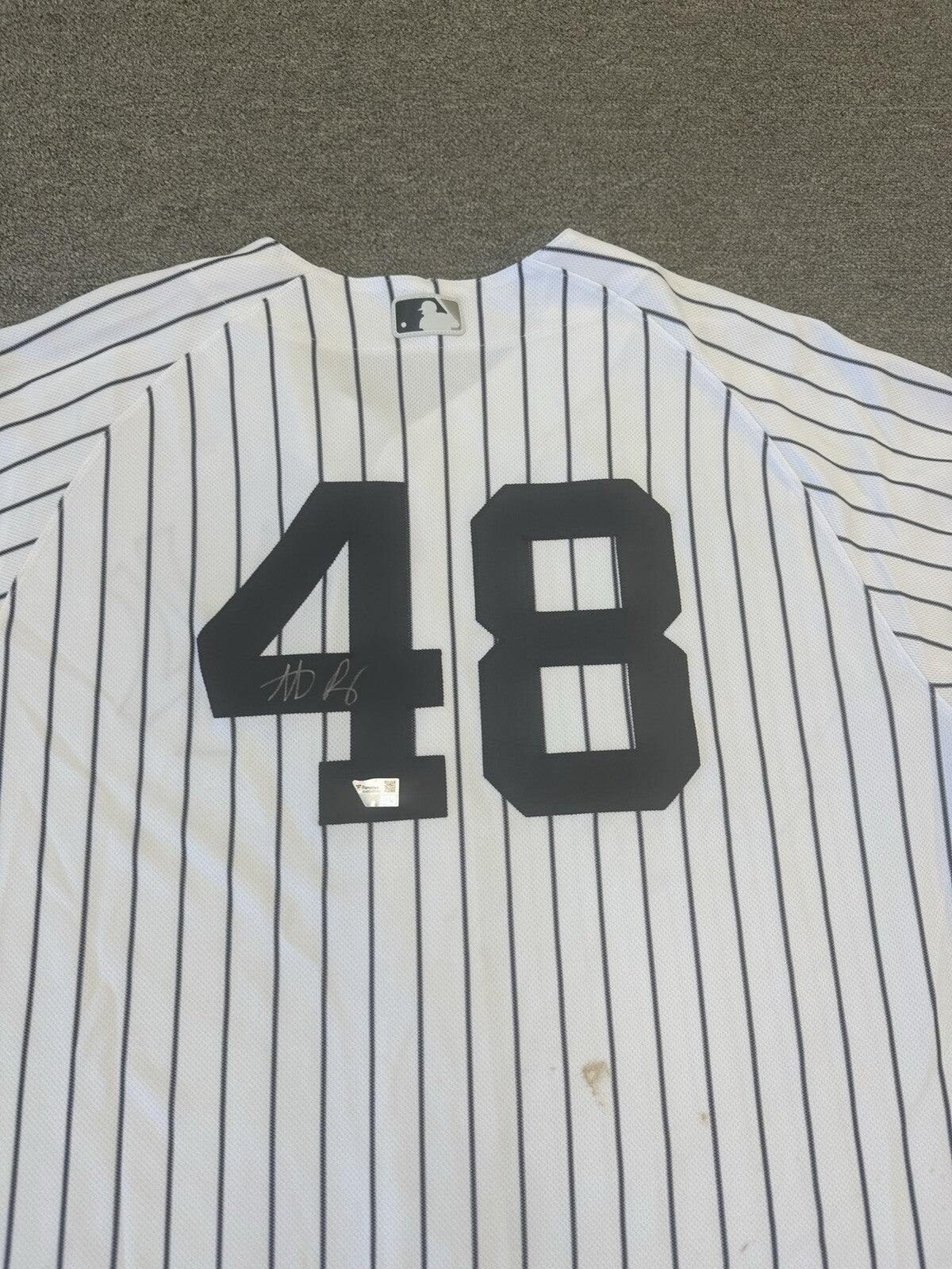 Anthony Rizzo New York Yankees Game Used Jersey “271st Career HR” MLB Auth