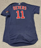 Rafael Devers Boston Red Sox Game Used Worn Jersey 2022 MLB Auth