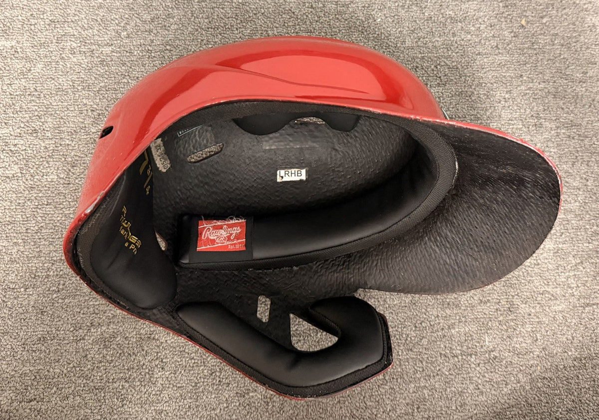Jordan Walker St. Louis Cardinals Game Used Helmet 2025 Season Worn MLB Auth