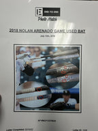 Nolan Arenado Colorado Rockies Game Used Bat 2017 Career HR 171 PSA/DNA GU 10