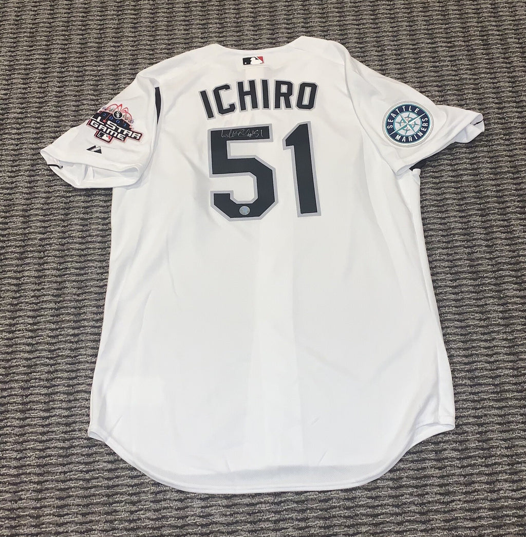 Ichiro Suzuki Seattle Mariners Signed All Star Game Jersey 2003 - Ichiro Auth