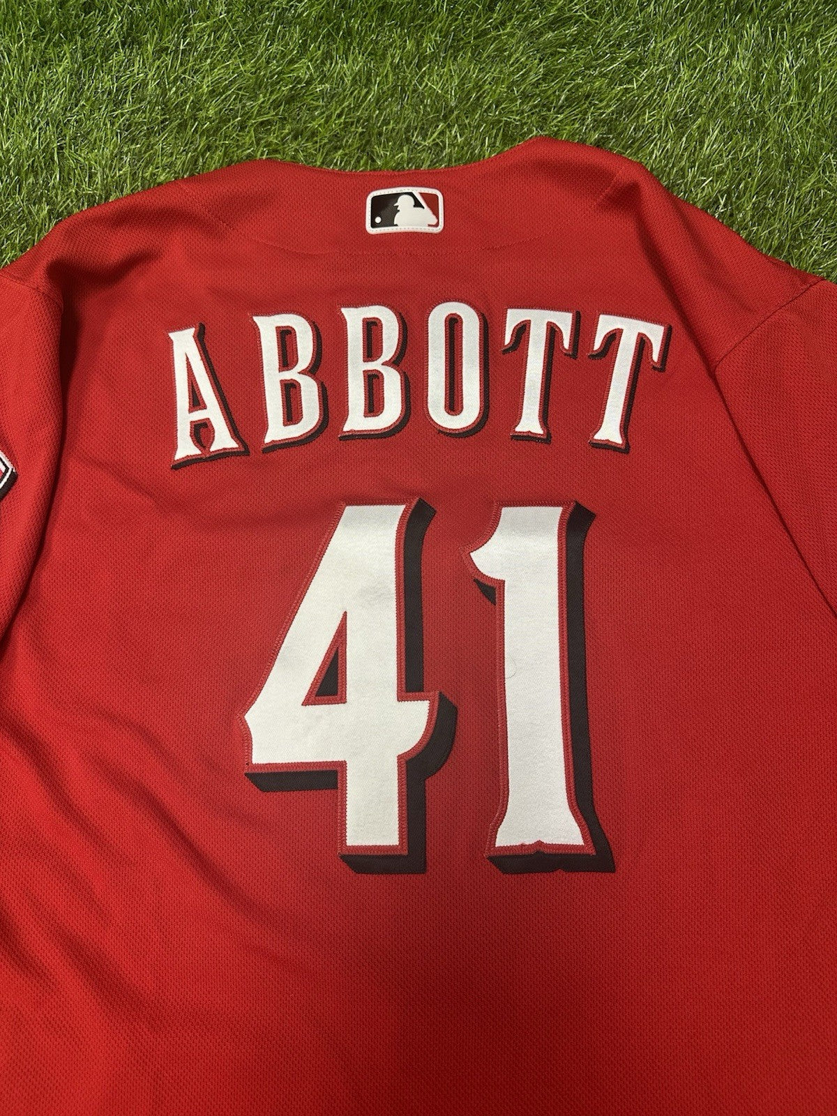Andrew Abbot Cincinnati Reds Game Used Worn Jersey 2023 Rookie Season 2 Wins MLB