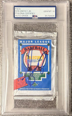 Ken Griffey Jr. 1989 Upper Deck Signed Rookie Pack Baseball Cards PSA/DNA 10