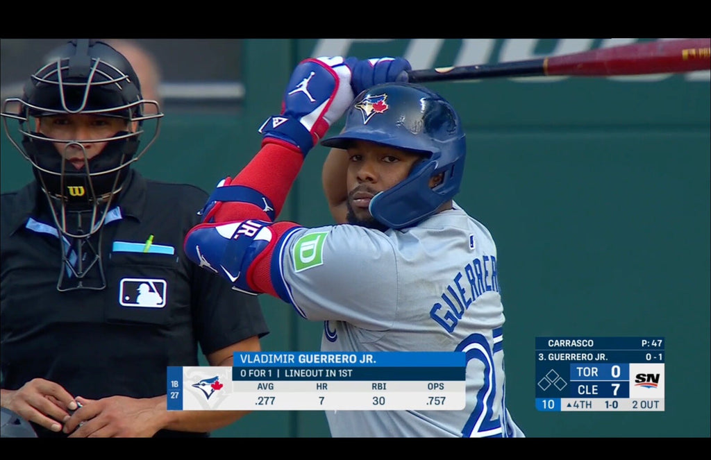 Vladimir Guerrero Jr. Toronto Blue Jays Game Used Bat MLB Auth Career HR 138