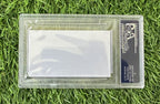 Pat Sajak Vanna White Signed Wheel Of Fortune Business Card PSA LOA