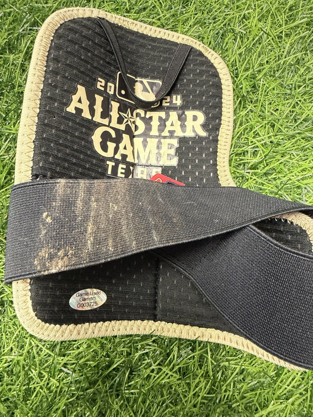 Teoscar Hernandez Dodgers Game Used Worn Protector Set 2024 ASG GUG LOA