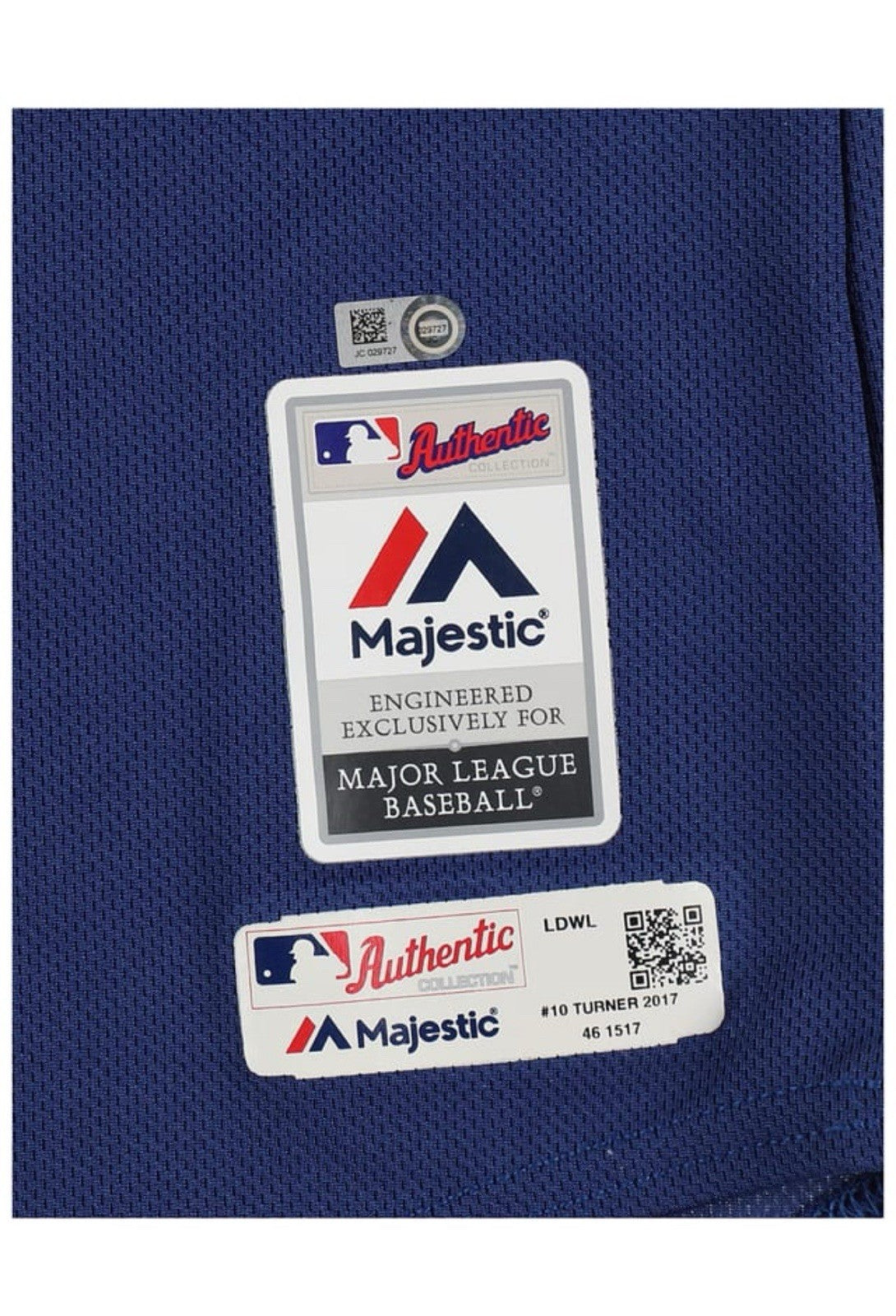 Justin Turner Game Used Worn Jersey 2017 Player’s Weekend Dodgers MLB Auth LOA