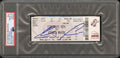 Ronald Acuna Jr. “MLB Debut / 1st Hit” Ticket Stub PSA/DNA 10/ 10 Signed POP 2!
