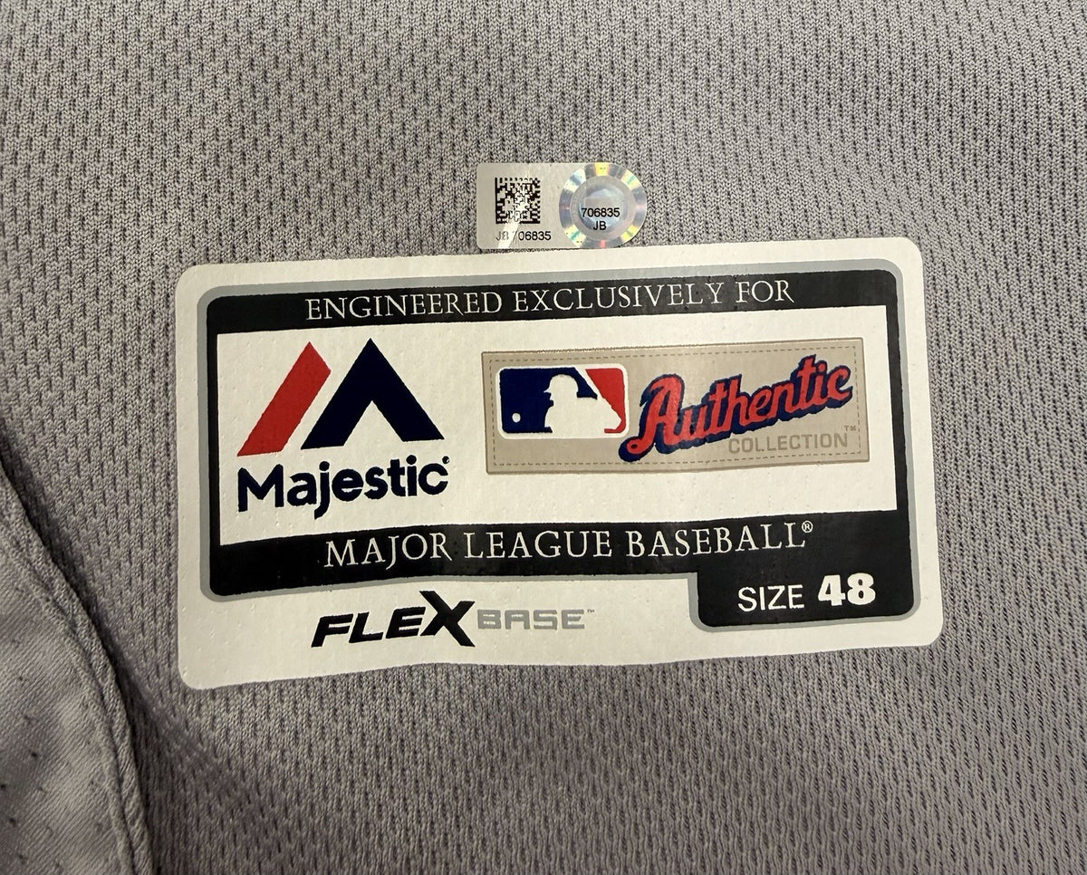 Yu Darvish Los Angeles Dodgers Game Used Worn Jersey MLB Auth 2017