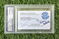 Pat Sajak Vanna White Signed Wheel Of Fortune Business Card PSA LOA