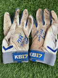 Kris Bryant Chicago Cubs Game Used Batting Gloves 2021 Excellent Use Signed LOA