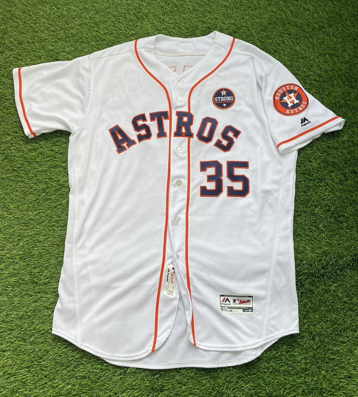 Justin Verlander Houston Astros Team Issued Jersey 2017 “Houston Strong” MLB