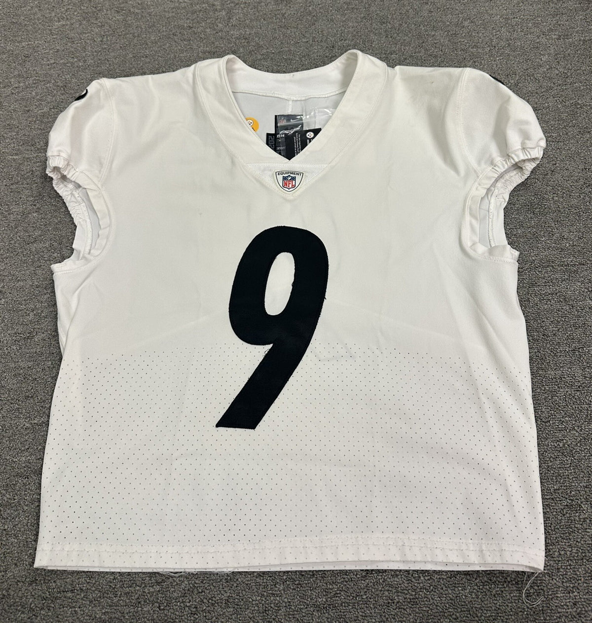 Chris Boswell Pittsburgh Steelers Game Used Worn Practice Jersey Steelers LOA