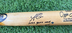 Ozzie Albies Atlanta Braves Game Used Bat Birdman 2023 Uncracked GUG LOA
