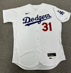 Max Scherzer Los Angeles Dodgers Team Issued Jersey 2022 MLB Auth