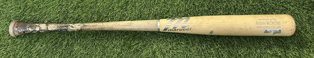 Andrew McCutchen Pittsburgh Pirates Game Used Bat Career HR #312 MLB Auth 2024