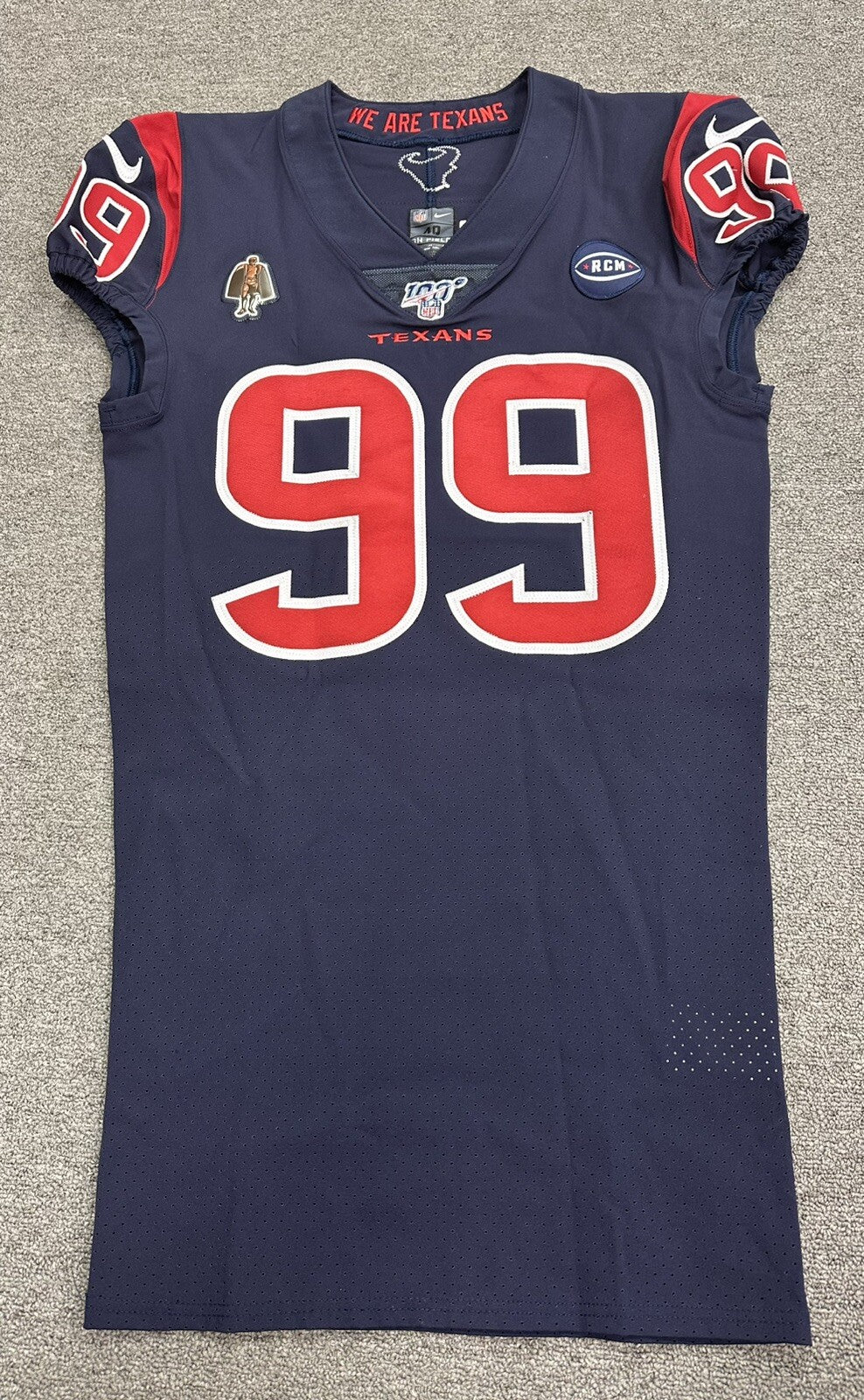 JJ Watt Houston Texans Player Issued Jersey 2019 Color Rush Texans LOA