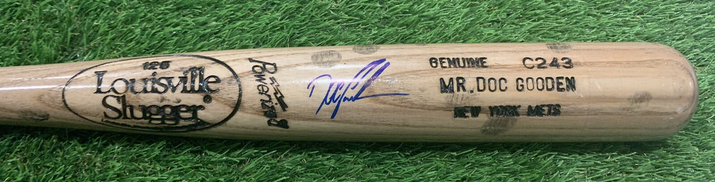 Dwight Gooden New York Mets Signed Professional Model Bat 1992