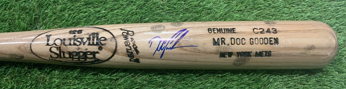 Dwight Gooden New York Mets Signed Professional Model Bat 1992