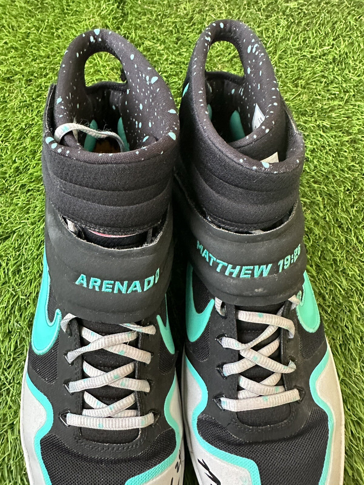 Nolan Arenado Colorado Rockies Game Used Cleats “Signed, Excellent use” 2020