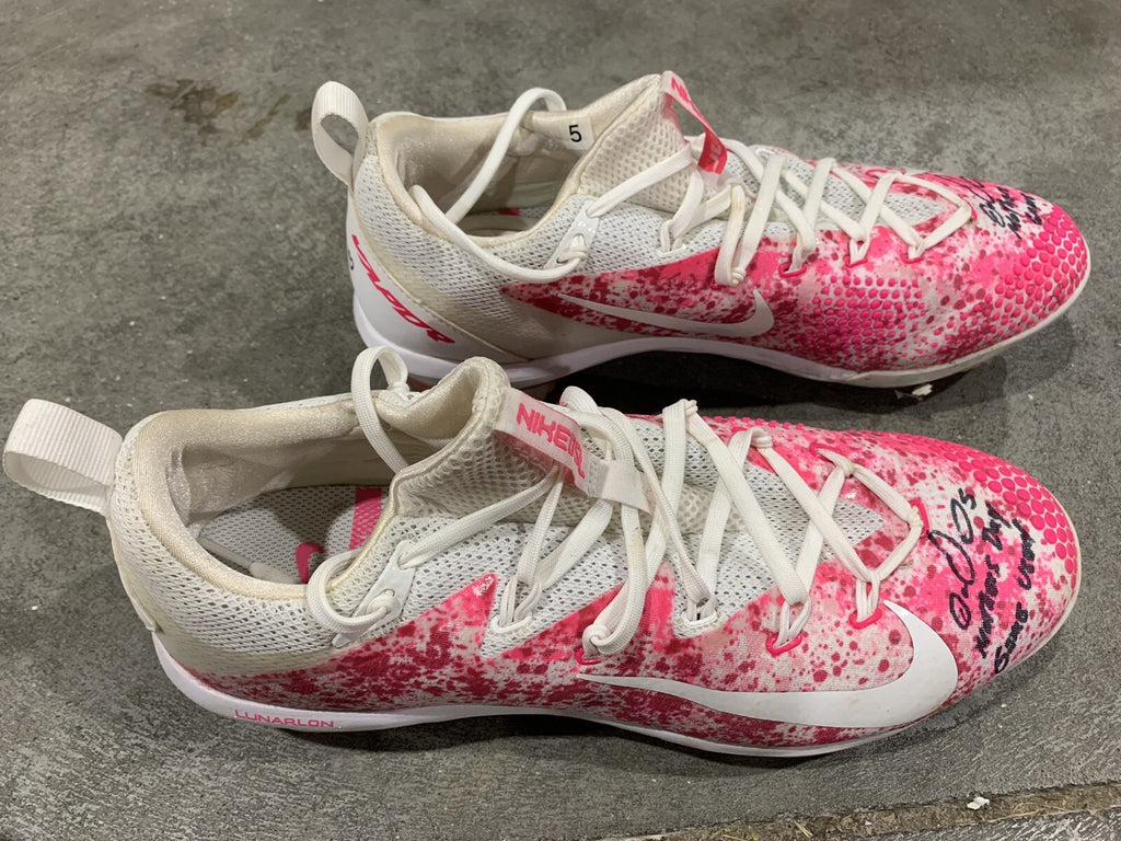 Carlos Gonzalez Colorado Rockies Game Used Cleats 2017 Mother’s Day Gonzalez LOA