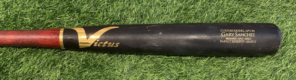 Gary Sanchez New York Yankees Game Bat With Use 2016 PSA LOA