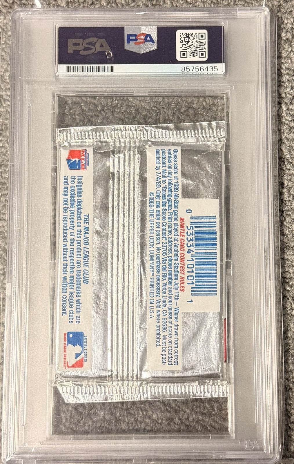 Ken Griffey Jr. 1989 Upper Deck Signed Rookie Pack Baseball Cards PSA/DNA 10