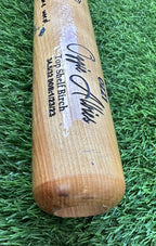 Ozzie Albies Atlanta Braves Game Used Bat Birdman 2023 Uncracked GUG LOA