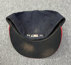 Ozzie Albies Atlanta Braves Game Used Hat 2021 “44/35 Patches” Signed LOA