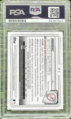 Jasson Dominguez 2020 1st Bowman Rookie Card Signed #BP8 PSA/DNA Auto 10