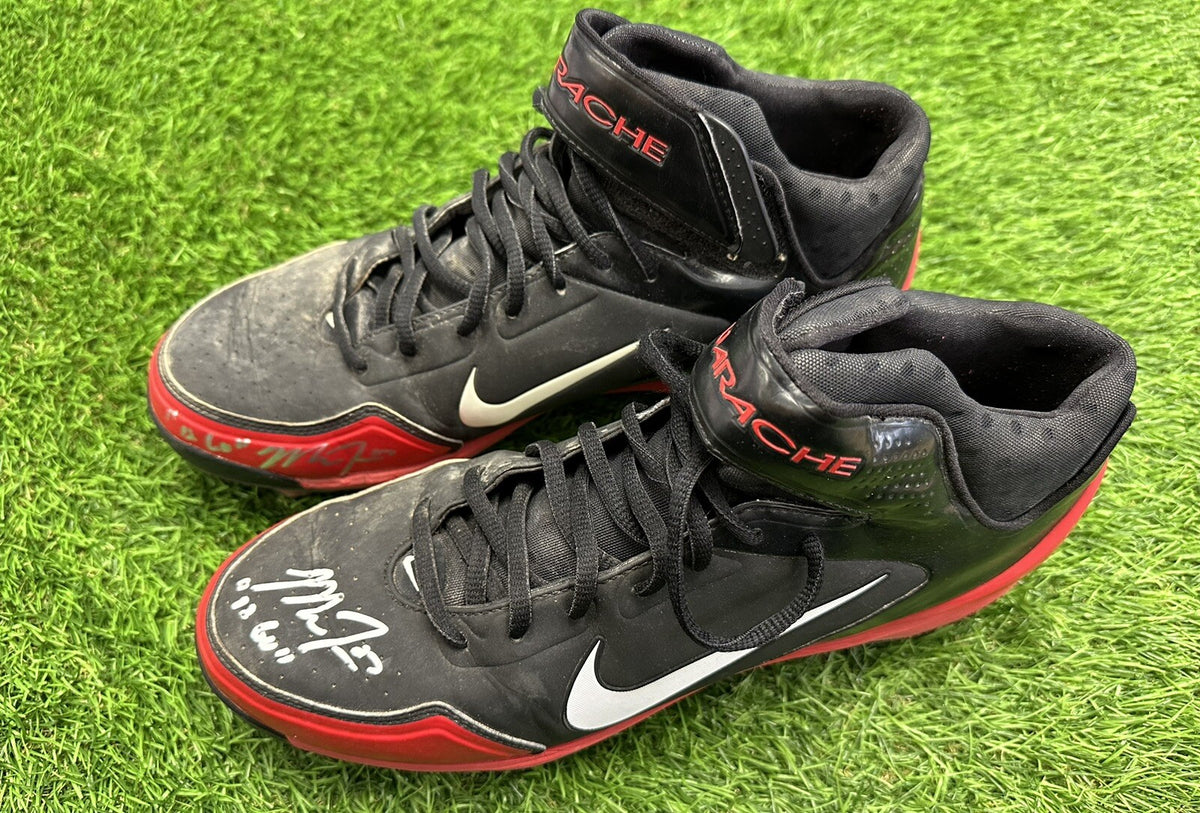 Mike Trout Game Used Worn Cleats 2012 Rookie Season Signed Anderson Trout LOA